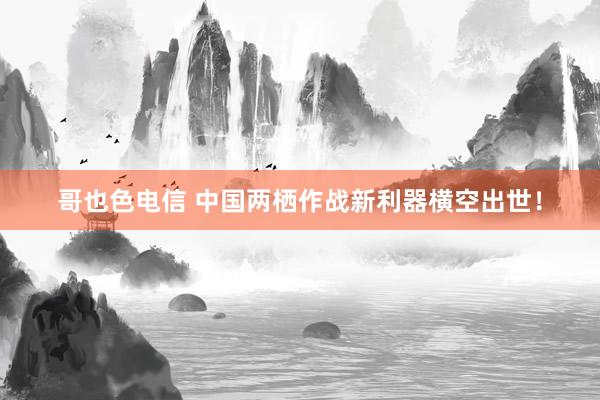 哥也色电信 中国两栖作战新利器横空出世！