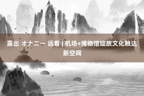 露出 オナニー 远看 | 机场+博物馆绽放文化触达新空间